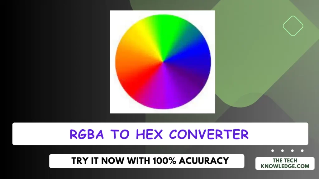 RGBA to HEX converter